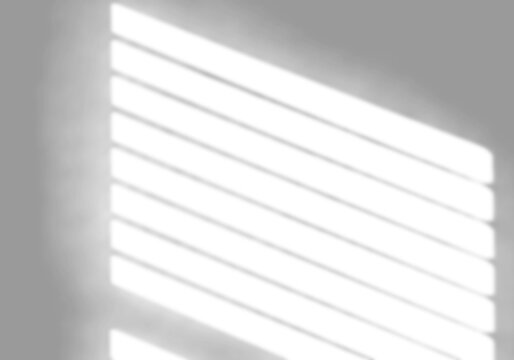 shutter blind shadow overlay office interior product background realistic branding mockup linear