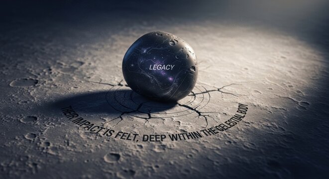 Conceptual Legacy Arrangement on Cracked Surface, Gigapixel v2