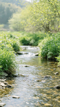 stream in the forest