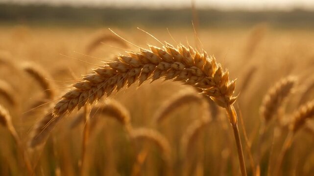 Golden Wheat Field Ready for Harvest