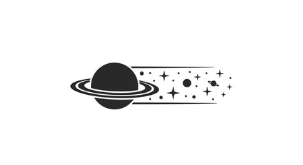Saturn Planet with Ring System. © mursidi