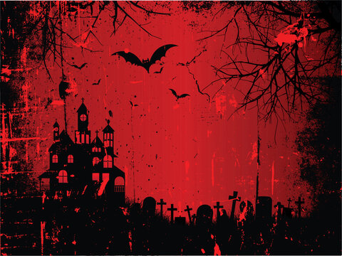 grunge halloween background 2706.eps