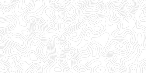 Minimal Topographic Contour Line Pattern on Clean White Background with Fine Black Lines Seamless Modern Terrain Elevation Map Design with Smooth Organic Curves and Geometric Flow © ALAMA