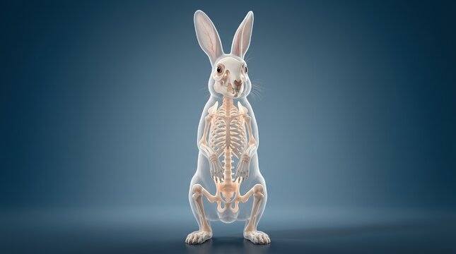 Rabbit Anatomy X-ray View