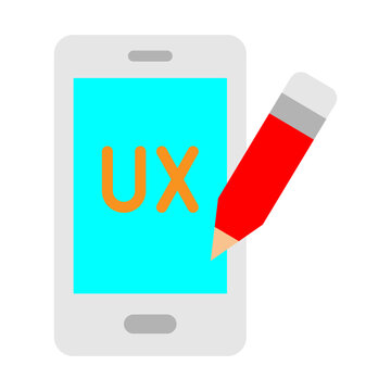 UX Design Vector Flat Icon Design