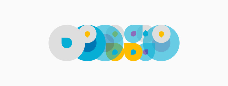 Colorful overlapping circles form logo. Letters spell OPPO. Bright hues create playful design. Simple, modern branding.