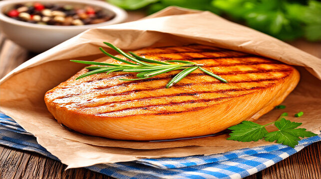 Grilled beef steak seasoned with rosemary herbs rosemary barbecue seasoning culinary