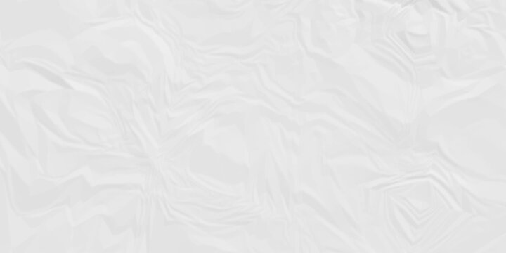 White paper wrinkled texture for background space. Rough white paper. Paper texture, recycled creased paper background.