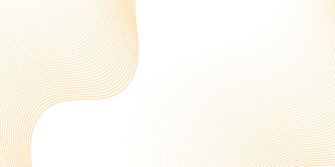 Modern abstract wave digital orange and white geometric technology. Abstract line wave gradient poster blend background vector. © MDFAIMIDULISLAM
