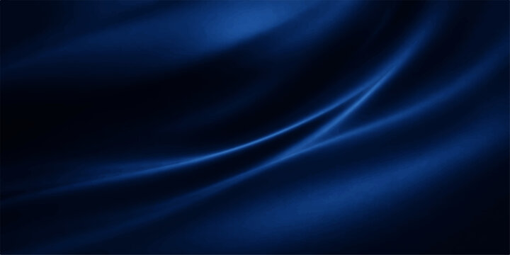 Luxurious dark blue and purple silk fabric background featuring smooth flowing satin waves with a soft light texture and elegant motion design for a premium textile backdrop