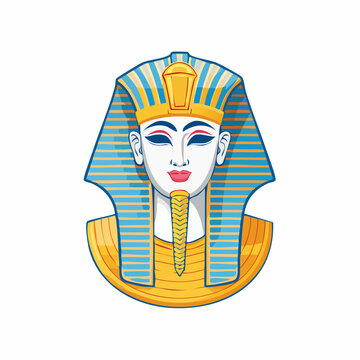 Pharaoh's Mask Illustration