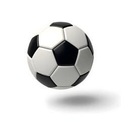 Fototapeta premium Floating Soccer Ball – Minimal Levitation Sports Product Shot