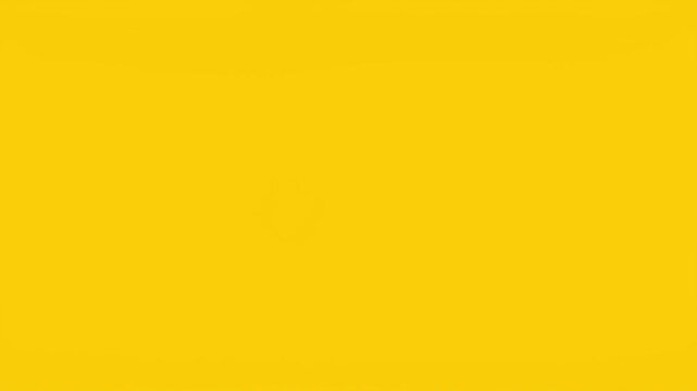 A simple and clean animation featuring three black dots appearing and disappearing on a vibrant yellow background, ideal for loading screens, transitions, or abstract design elements.
