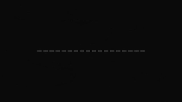 Modern digital loading bar progress animation with a blue percentage counter on a black background. Ideal for technology, software, and interface design projects.