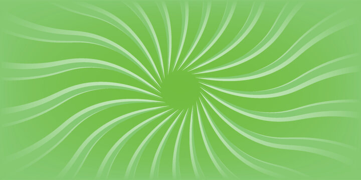 Vibrant green and white radial sunburst pattern with central focal point