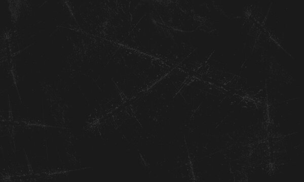 Dark grunge scratch texture background with distressed black abstract surface pattern