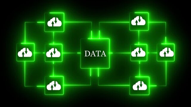 Visualization of a zero trust network in a data center