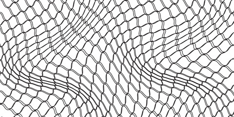 Black nets lines, white background. Clear design presentation concept © Rayyan