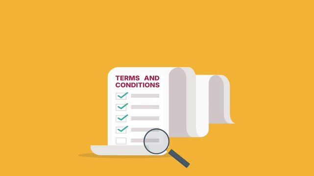 Business contract terms and conditions verification checklist