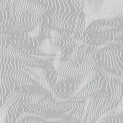 Obraz premium Broken monitor, glitch curve lines pattern, screen interface system error. Waves from lines are a digital crash background. Ripple texture, moire effect Vector