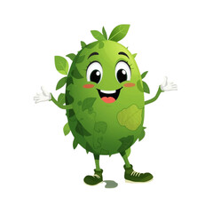 Fototapeta premium Eco Friendly Mascot Character for Environmental Awareness Campaign