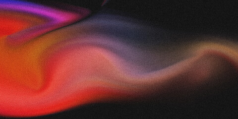 Abstract Colorful Swirl with Grainy Texture © vectodi