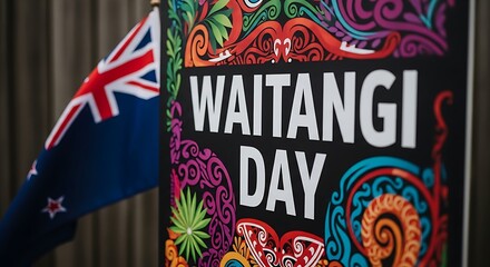 Waitangi day celebration a vibrant display of new zealand culture and flags