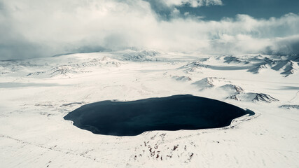 Vast Ice and Water in Mongolia’s Altai Mountains Near Olgii © ANITEK MEDIA 