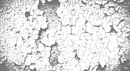 Fototapeta premium Cracked paint texture, grunge surface background