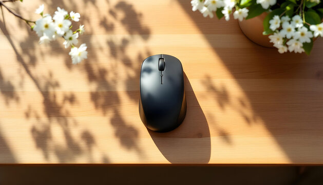 Wireless mouse top view