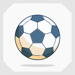 Fototapeta premium Illustration of a Soccer Ball