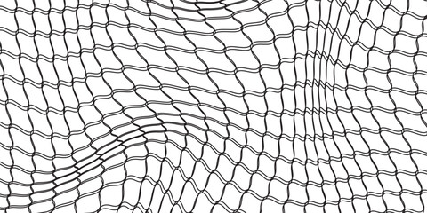 Black nets lines, white background. Clear design presentation concept. Mesh presentation with nets background. Vector illustration © Rayyan