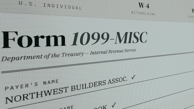 Filling out the Form 1099-MISC