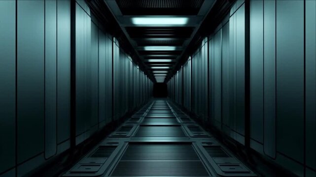 航空宇宙向けシアンのナビゲーションライトを搭載したチタン製宇宙船コリドー