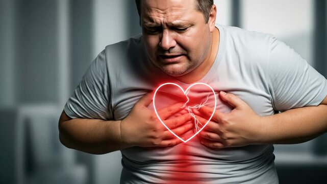 Cardiac system threat: overweight factor, lipid excess, dietary issue, pressure overload, ischemic disorder, rhythm irregularity, organ failure, arterial crisis, chronic damage, vascular complication