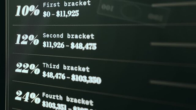 Federal Income tax brackets for a single filer