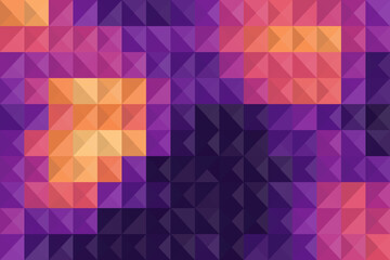 Fototapeta premium Abstract Polygon Grid with 3D Shading