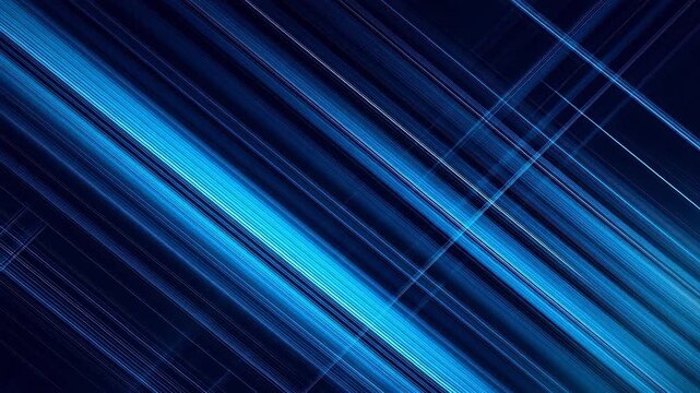 Abstract blue light streaks