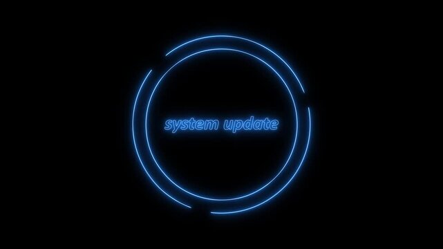 Futuristic HUD Circle Interface with Dotted Ring Centeron transparent background 4K alpha channel