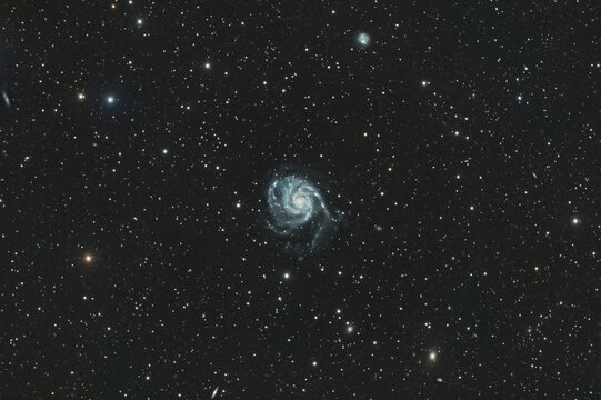Detail of M101 galaxy from Spain
