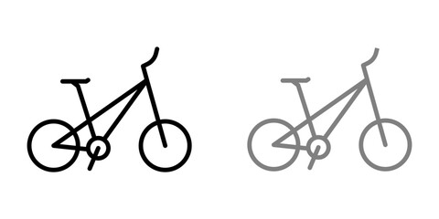 Obraz premium bicycle icon graphic illustration vector