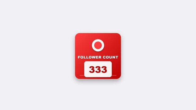 Social Media Follower Count 333