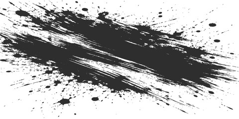 Naklejka premium An abstract ink splash illustration, perfect for conveying dynamic and artistic concepts. It's a striking visual that captivates and evokes a sense of fluid movement and creative energy. 