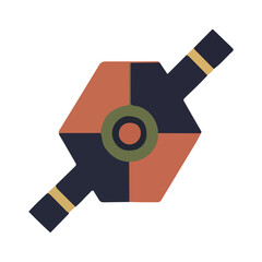 Obraz premium Abstract Geometric Hexagon Icon