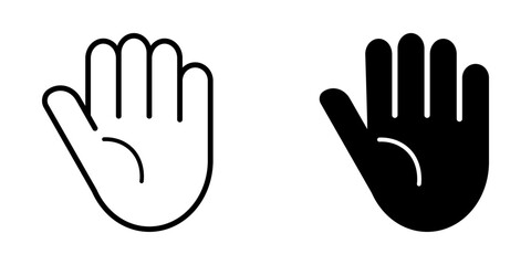 Obraz premium human hand icon graphic vector