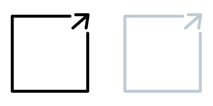 icon open new page grapick vector