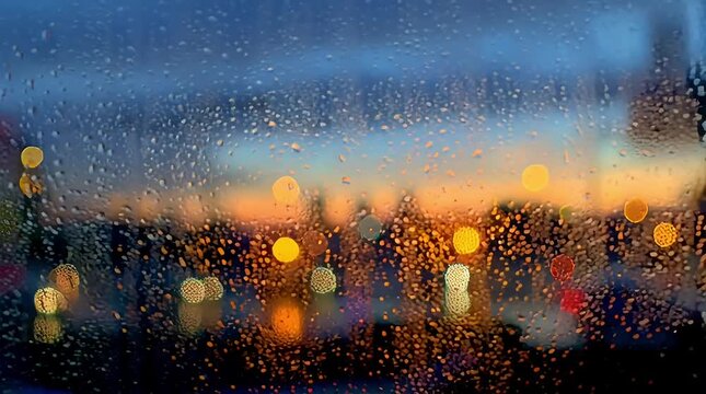 Window reflections changing over time, creating subtle shifts of light and environment on a glass surface, created with Generative AI.