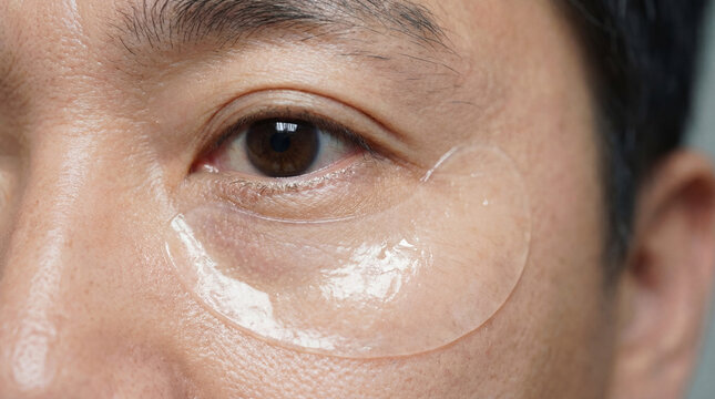 Under-Eye Patch Skincare Treatment Close-Up