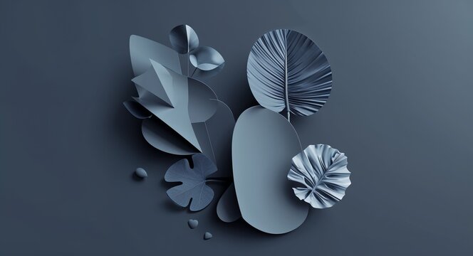 Slate grey minimal abstract vector design elements poster templates for creative graphic design