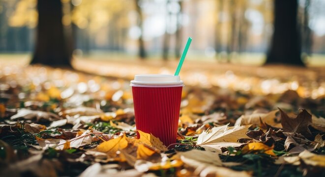 Cozy Autumn Vibes with a Red Cup